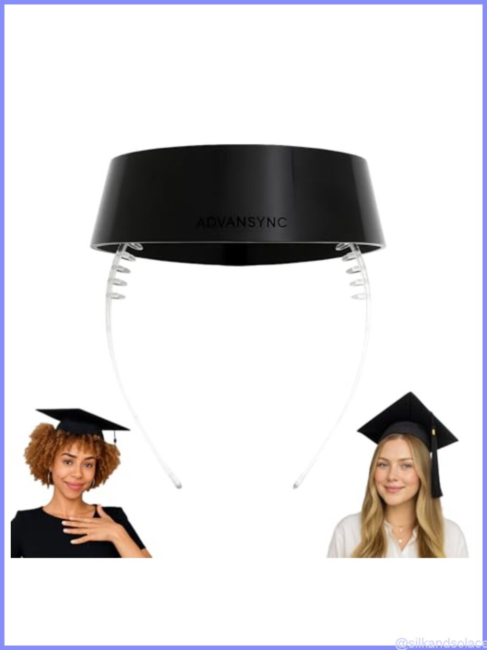Graduation Cap Headband Shaper for All Hair Types Plastic